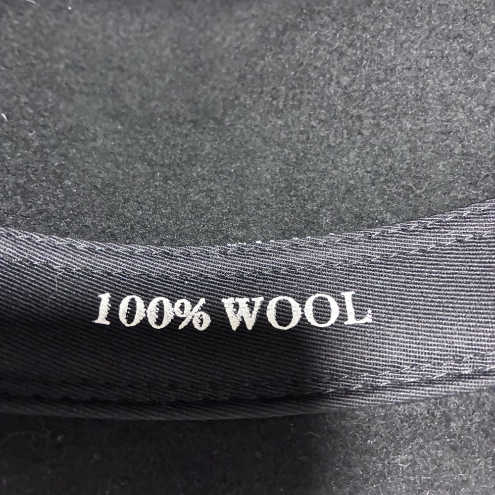 Canadian Leather Creations - Black Crushable Waterproof Wool Hat - L - Picture 7 of 9